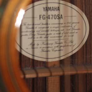 Vintage Yamaha FG470SA | Reverb