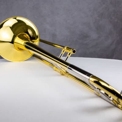 Carol Brass CTB-2207-YSS small bore trombone, clear lacquer image 8
