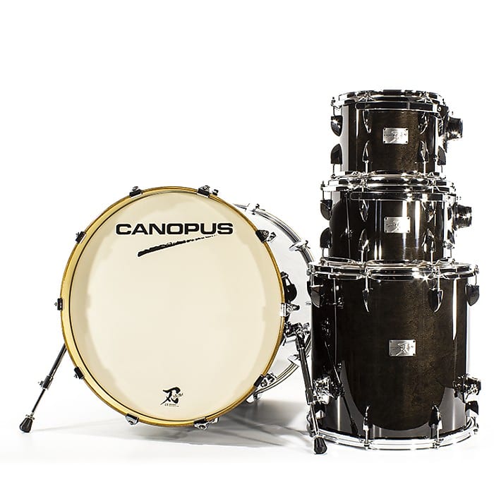 Canopus JSM-B22S-EGL Yaiba II Groove Kit Birch Ebony Gloss Lq batteria