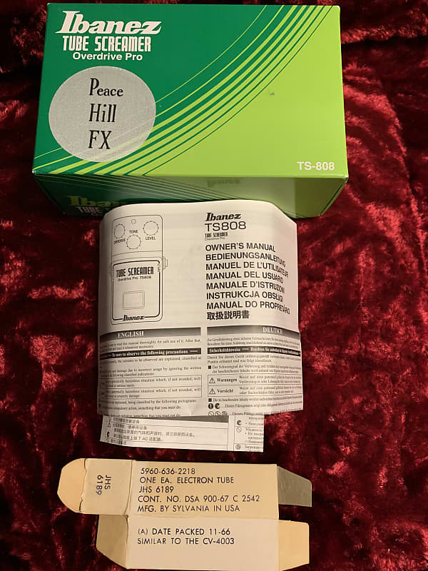 限定カラー Ibanez TUBE SCREAMER Peace Hill FX TS808 