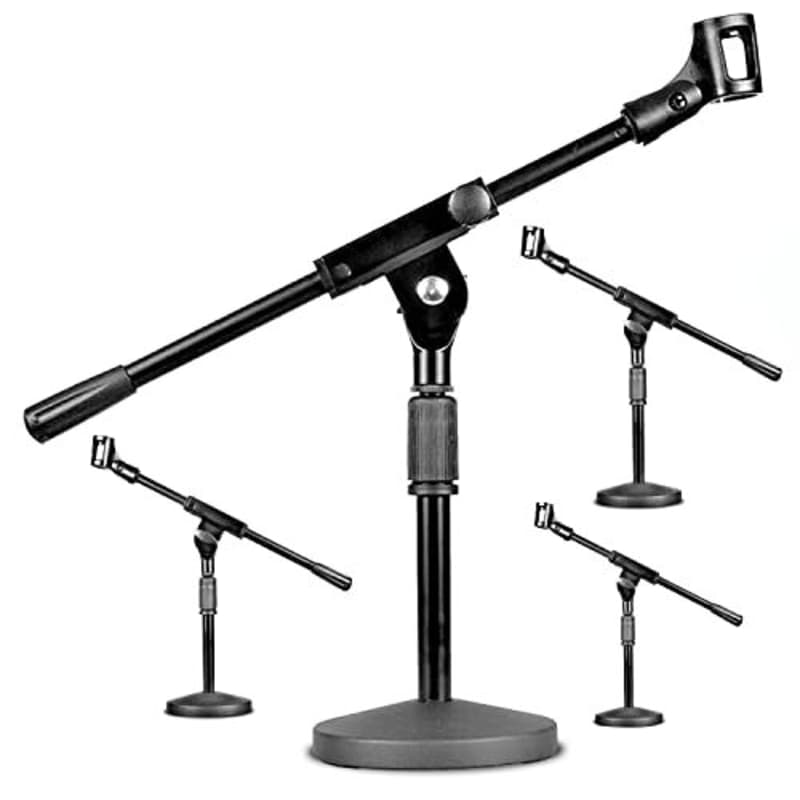 Proline Telescoping Boom Microphone Stand Black 