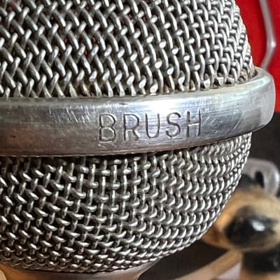 RARE 1940's Brush BR2S Spherical Crystal microphone, non-working, prop image 3