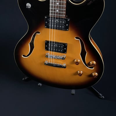 2003 Oscar Schmidt Delta King OE-30/TS Semi-Hollow Body Electric Guitar image 7