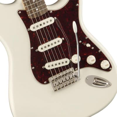 Squier Classic Vibe '70s Stratocaster Electric Guitar (Olympic White) image 6