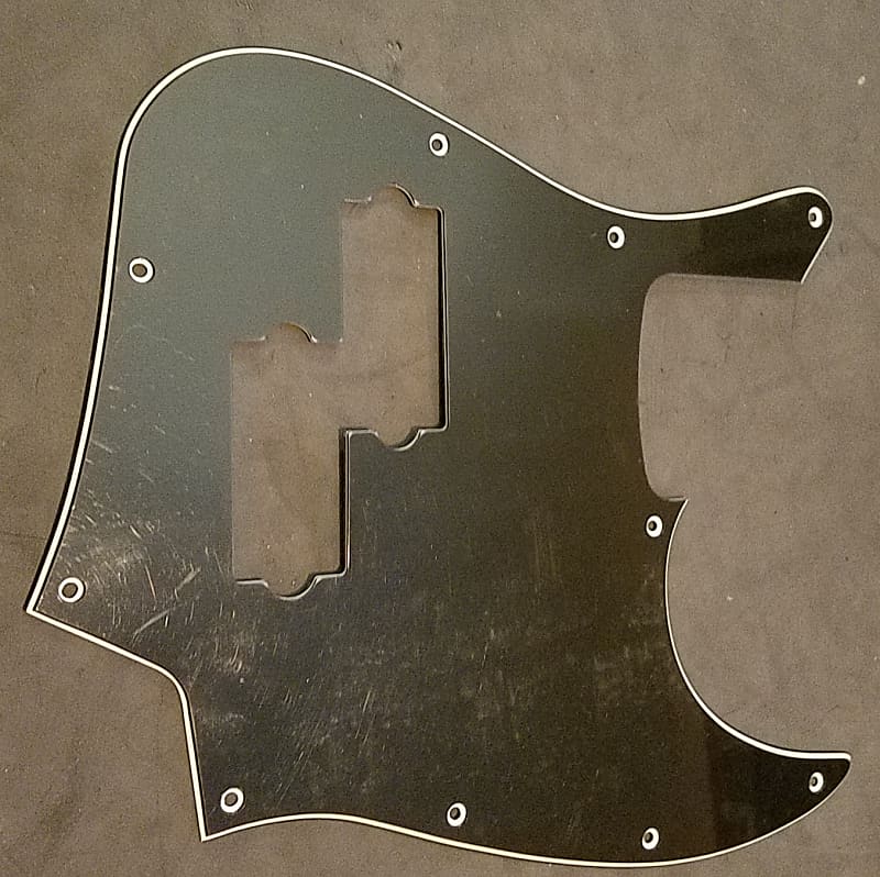 Fender Jazz Bass Pickguard Black Reverb