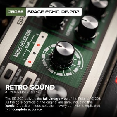 Boss RE-202 Space Echo Delay and Reverb Effects | Reverb Boss RE-202 Space Echo Delay and Reverb Effects | Reverb