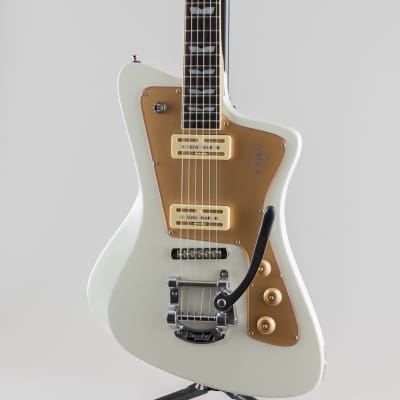Baum Wingman Limited Drop with Bigsby  Vintage White image 9