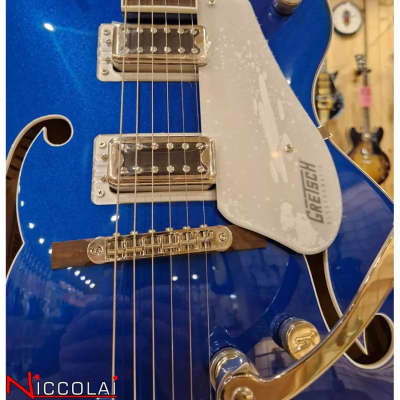 Immagine Gretsch G5420T Electromatic Classic Hollow Body Single-Cut with Bigsby Azure Metallic - 3