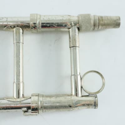 King Model 4B Silver Sonorous Trombone with Sterling Silver Bell SN 475089 NICE image 10