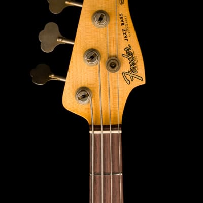 Fender Custom Shop 1964 Jazz Bass Journeyman Relic Super Faded Aged 3-Tone Sunburst image 15