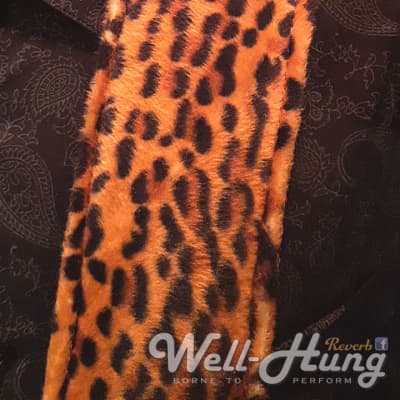 Well-Hung Wild Things Ocelot 3 wide Super Padded hootenanny guitar strap