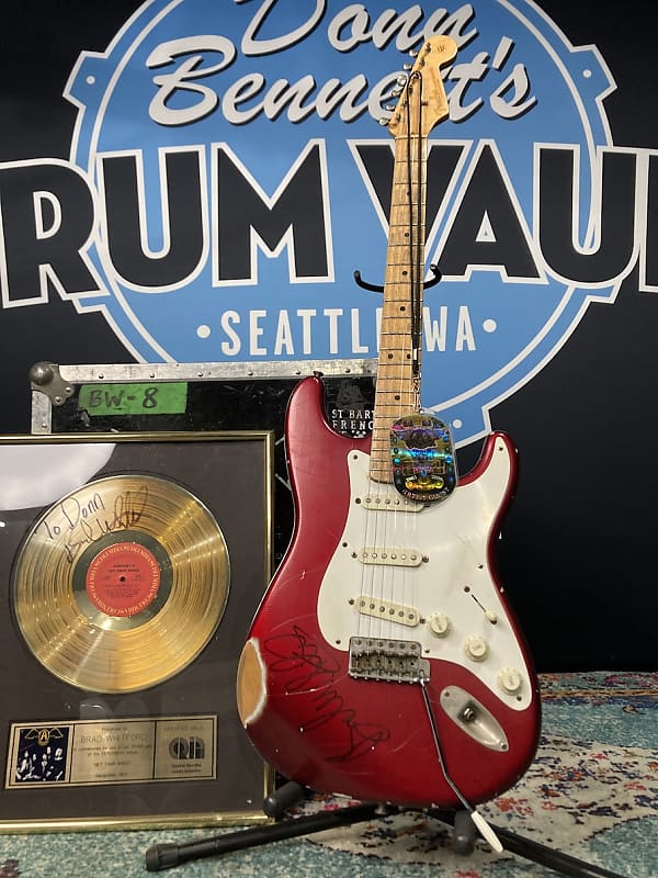Fender Brad Whitford’s Aerosmith, Stratocaster, AUTOGRAPHED! Authenticated! (BW2 #32) 1995 - Candy Finish image 1