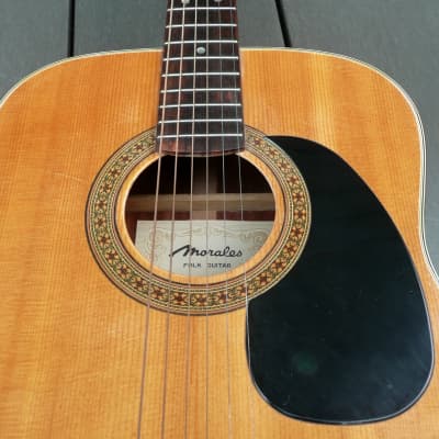 Morales MF-120 000 size falk guitar '70 Natural | Reverb