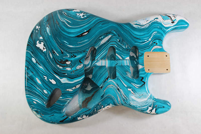 Multicolor Alder SSS Strat Stratocaster body Fits Fender neck Reverb