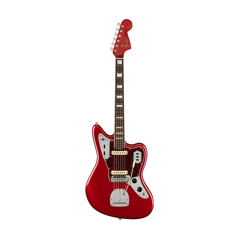 Fender jaguar フィエスタレッド Fender 1962y[JAGUAR[“Slab Board & Fiesta Red” | GUITAR