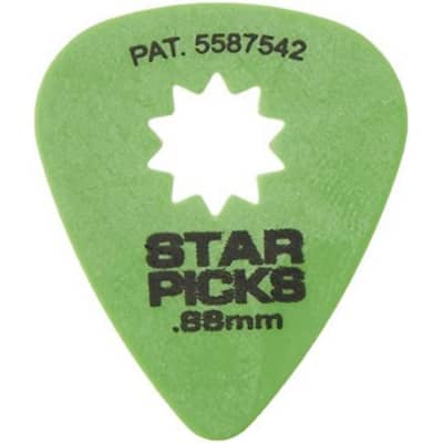 Everly Star Picks .88mm Classic Green - 12 pack for sale