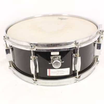 NewSound Snare Drum 8 lug 14" x 5" 1980's Black with Case image 4