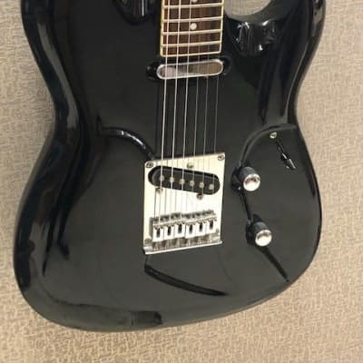 Switch Vibracell Synthetic Black Gloss T-Style Style Electric Guitar - #VC1 image 3