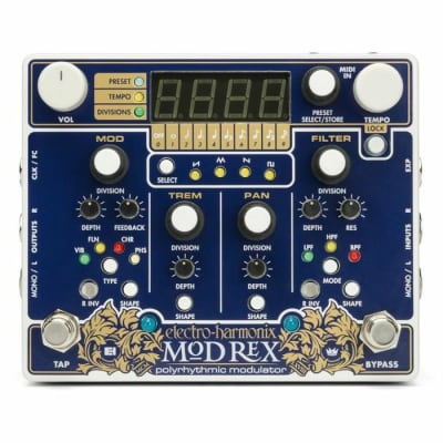 Electro Harmonix Mod Rex Polyrhythmic Modulator Effects Pedal for sale