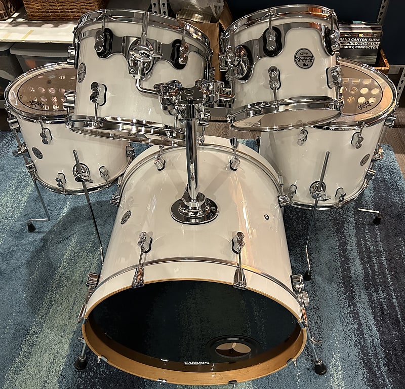 PDP Concept Maple - Pearlescent White Shell Pack | Reverb