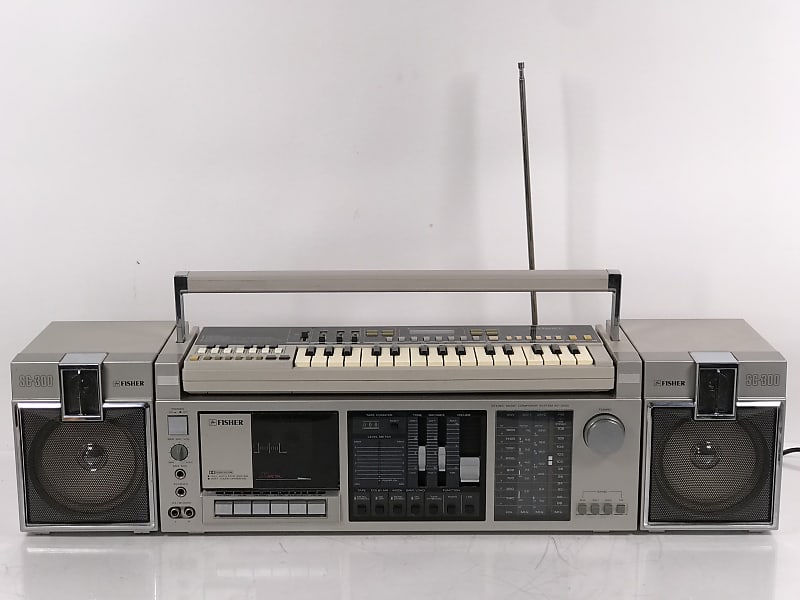 Fisher SC-300K Boombox Ghetto Blaster Rare  			
