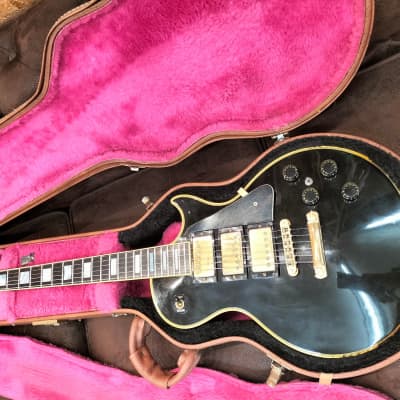 Gibson Les Paul Custom 3 Pick Up Black 1980 image 6