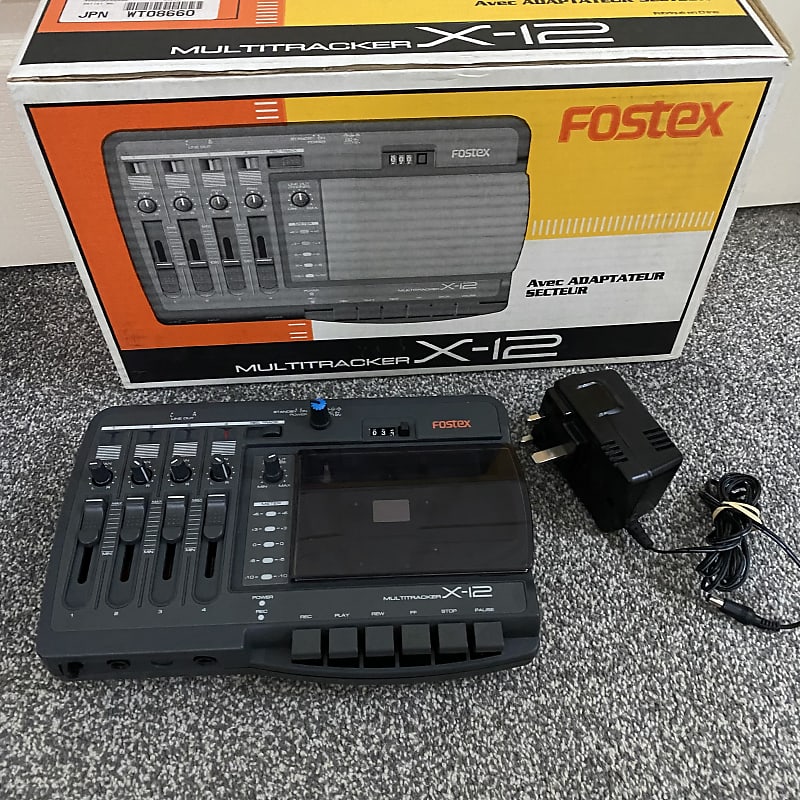 Fostex X-12 Multitracker Cassette Tape Recorder 100V Power