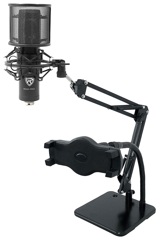 Rockville RCM PRO Recording Condenser Microphone+Dual Desktop Reverb