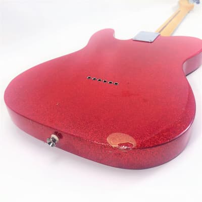 Squier by Fender  Telecaster  Glitter Sparkle Red image 10