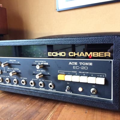 Ace Tone EC-20 Echo Chamber- tape echo 1970s black /gold Ace Tone EC-20 Echo Chamber- tape echo 1970s black /gold