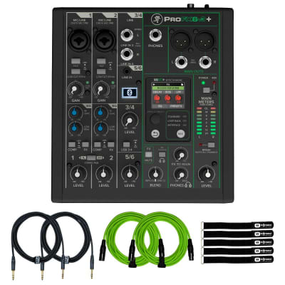 Mackie ProFX6v3+ 6-Channel Analog Enhanced FX USB Live