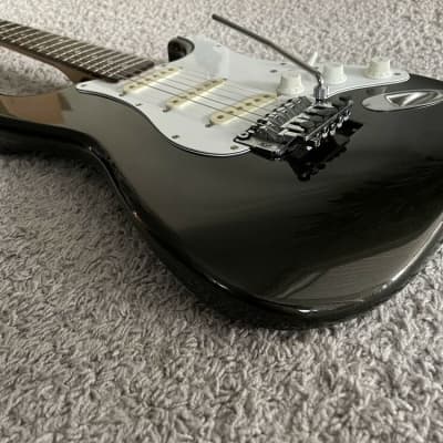 Fender Contemporary Stratocaster 1988 Vintage MIJ Japan Black Floyd Rose Guitar image 4