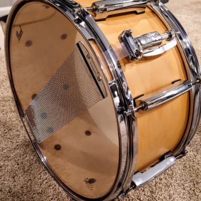 Pearl Utility Snare 14x6.5 Natural Maple image 2