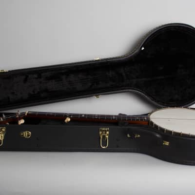 W. A. Cole  Eclipse 5 String Banjo,  c. 1892, ser. #256, black tolex hard shell case. image 10