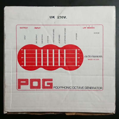 Original Box and PSU - 2000s - Electro-Harmonix POG Polyphonic Octave Generator v1 Original 1st First Version 2000s Big Box 2005 - 2009 - Metal image 12