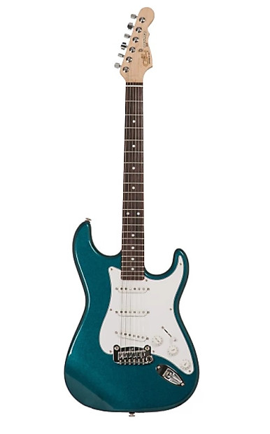 G&L Fullerton Standard LEGACY / EBM G&L Fullerton Standard Legacy in Emerald Blue with Caribbean