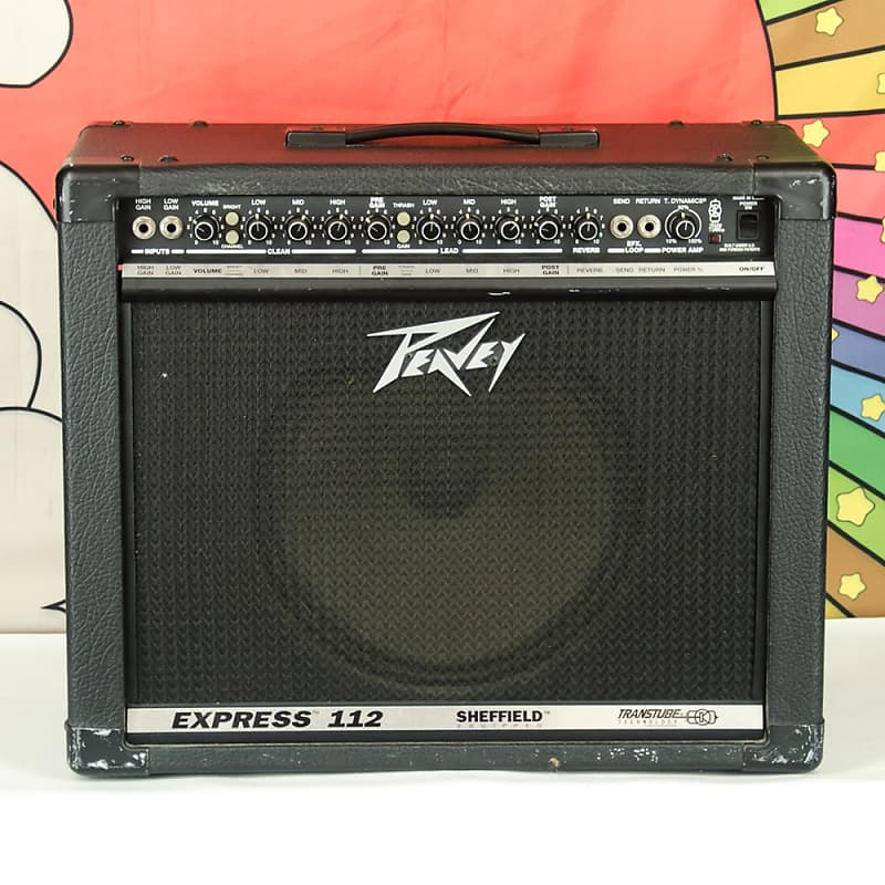 Peavey Express 112 TransTube 65-Watt 1x12 Silver Trim Guitar Combo 1990s