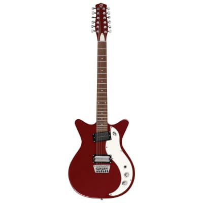 Danelectro D59X12 12 String Electric Guitar - Red Burst image 2