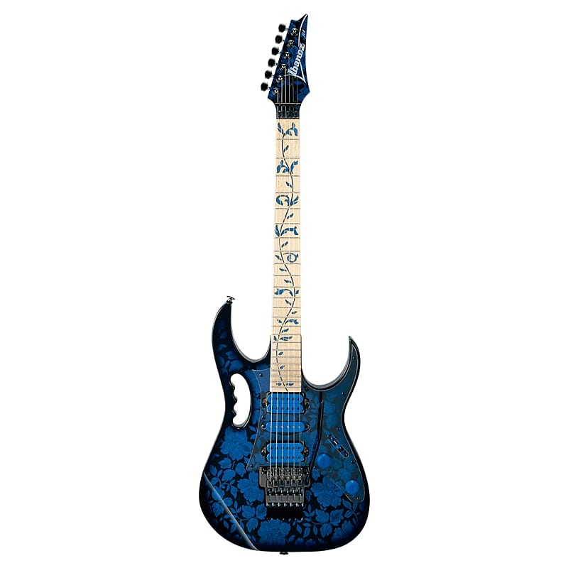 Ibanez JEM77-BFP Steve Vai Signature Blue Floral Pattern image 1