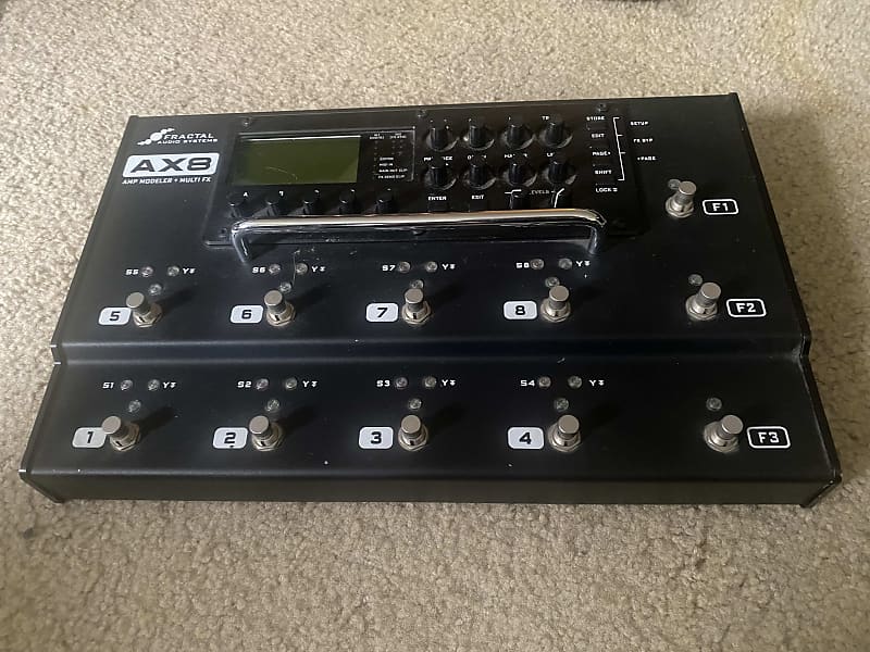 Fractal Audio AX8 with EV-2 Expression pedal & cable