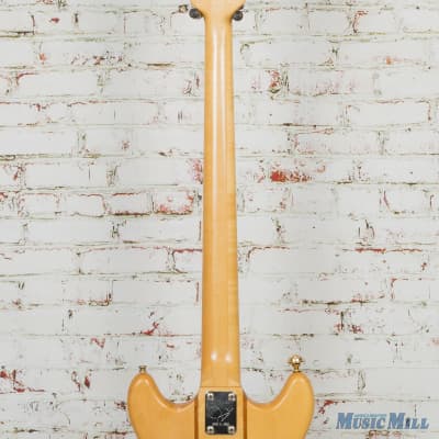 80's Vantage MIJ "The Witch" Electric Bass Natural (USED) image 9