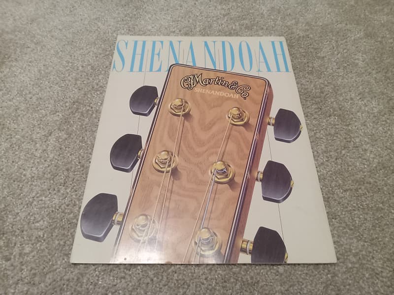 Vintage 1989 Martin Shenandoah Guitar Catalog! Rare, Original Reverb