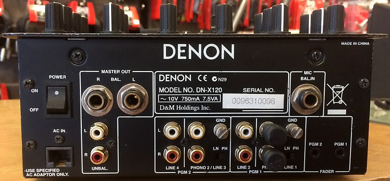 Amazon | DENON DN-X120 DJミキサー ブラック | DJミキサー