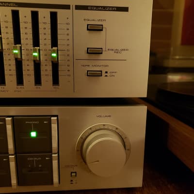 Pioneer SA-940 Stereo Integrated Amplifier, SG-540 Stereo Equalizer, 70W into 8Ω, 2 for 1 Deal! image 12