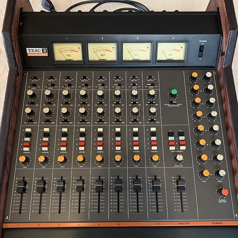 TEAC Model 3 mid to late 70s mixer Reverb