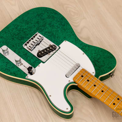 2013 Fender Telecaster Custom TL52B Green Sparkle w/ Upgrades, Japan MIJ image 8