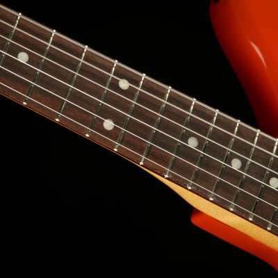 Fender - Kurt Cobain Jag-Stang - Left Handed - Fiesta Red - Lefty - Electric Guitar with Gig Bag - Lefthanded image 9