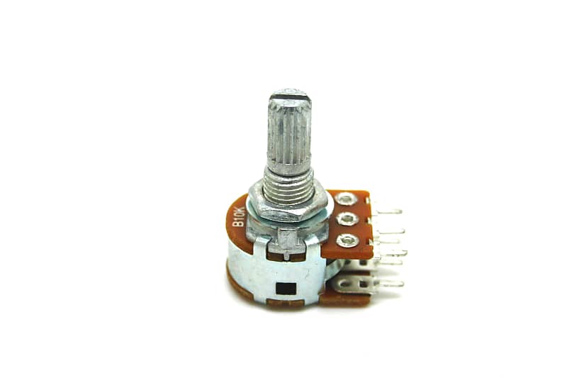 MINI DUAL POTENTIOMETER ALPHA B10K 10K 16mm LINEAR PC MOUNT Reverb