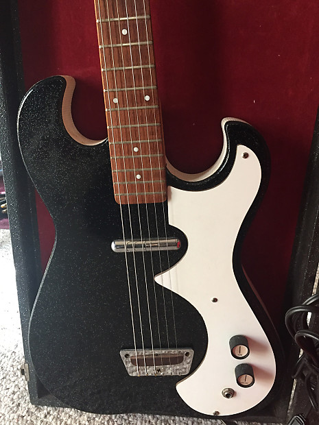 【レトロを楽しむ③】激レアジャンクSears Silvertone Sears Silvertone 1448 Electric Guitar, vintage 60s, Black