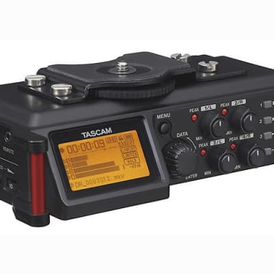 Tascam DR-70D 4-Channel Audio Recorder for DSLR Cameras image 1